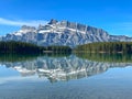 Two Jack Lake, Banff National Park, Alberta, Canada Royalty Free Stock Photo