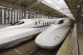 Shinkansen Trains at Kyoto Station, Japan