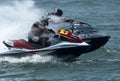 Two Jet Ski drivers in duel