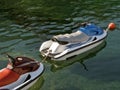 Two jet ski on sea Royalty Free Stock Photo