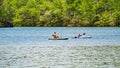 Two Kayakers on Carvins Cove Natural Reserve