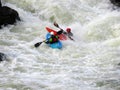 Two Kayakers at Great Falls Maryland in November