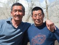 Two Kazakh men Royalty Free Stock Photo