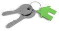 Two keys and a house tag Royalty Free Stock Photo