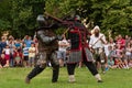 Epic Battle of Knights: Thrilling Reconstruction at the International Knights Festival in Nis, Serbia