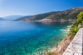 8.26.2014 - Two ladies goes to the beach in Agia Effimia, Greece, Kefalonia island