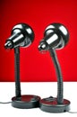 Two lamps seeing future Royalty Free Stock Photo