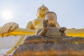 Two large statues of Buddha at Wat Hua Ta Luk,Nakorn Sawan, Thai