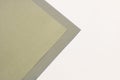 Two layered cardstock background geometric design top view Royalty Free Stock Photo