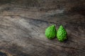 Two Leech Lime on the old wooden table