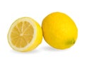 Two lemons Royalty Free Stock Photo