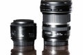 Two lenses Royalty Free Stock Photo