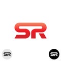 Two letters S and R ligature logo.