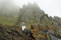 Skellig Michael Lighthouses Royalty Free Stock Photo