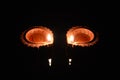Two Clay Diyas Royalty Free Stock Photo