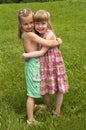 Two little girls Royalty Free Stock Photo