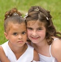 Two Little Girls Royalty Free Stock Photo