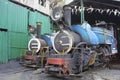 Two locomotive engine in the car shed of kurseong of Darjeeling district of India.