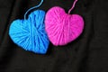 Two lovers heart. Valentine`s Day. Love.