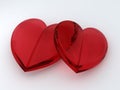 Two Loving heart Royalty Free Stock Photo