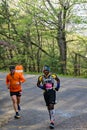 Two Male Runners, 2021 Blue Ridge Marathon