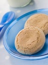 Two Malted Rusks in a Bowl