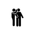 Two man, gossip, secret icon. Element of daily routine icon Royalty Free Stock Photo