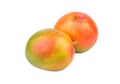 Two mango fruit Royalty Free Stock Photo