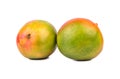 Two mango fruit Royalty Free Stock Photo