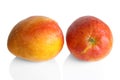 Two mango fruit Royalty Free Stock Photo