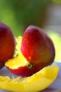 Two mangoes fruits Royalty Free Stock Photo