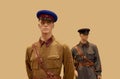 Two mannequins in the uniform of the Soviet army