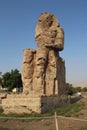 Colossi of Memnon, Right Statue, Near Luxor, Egypt Royalty Free Stock Photo