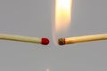 Two matches Royalty Free Stock Photo