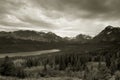 Two Medicine Lake, Glacier National Park Royalty Free Stock Photo