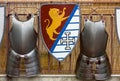 Two Medieval Armors and a Shield