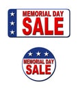 Two memorial dat sale stickers