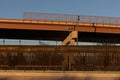 Two men from Central America crossed the Rio Bravo in JuÃÂ¡rez Royalty Free Stock Photo