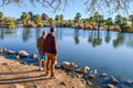 Two Men Fishing Royalty Free Stock Photo