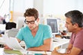 Two Men Meeting In Creative Office Royalty Free Stock Photo