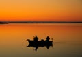 Sunrise Fishermen Silhouettes