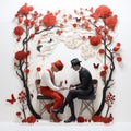 Admiration: A Delicate Wall Sculpture Inspired By Nature