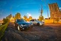 Two Mercedes E-Class w211 Royalty Free Stock Photo