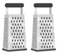 Two metal grater, icon
