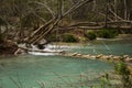 Havasu Falls Bridge Royalty Free Stock Photo