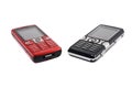 Two mobile phones. Royalty Free Stock Photo