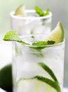 Two mojitos closeup Royalty Free Stock Photo