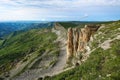 Two monks rocks, Bermamyt plateau, Karachay-Circassian republic. Russia.