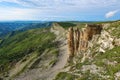 Two monks rocks, Bermamyt plateau, Karachay-Circassian republic. Russia.