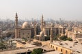 Two mosques Al-Rifa`i and Sultan Hassan in Cairo Egypt Royalty Free Stock Photo